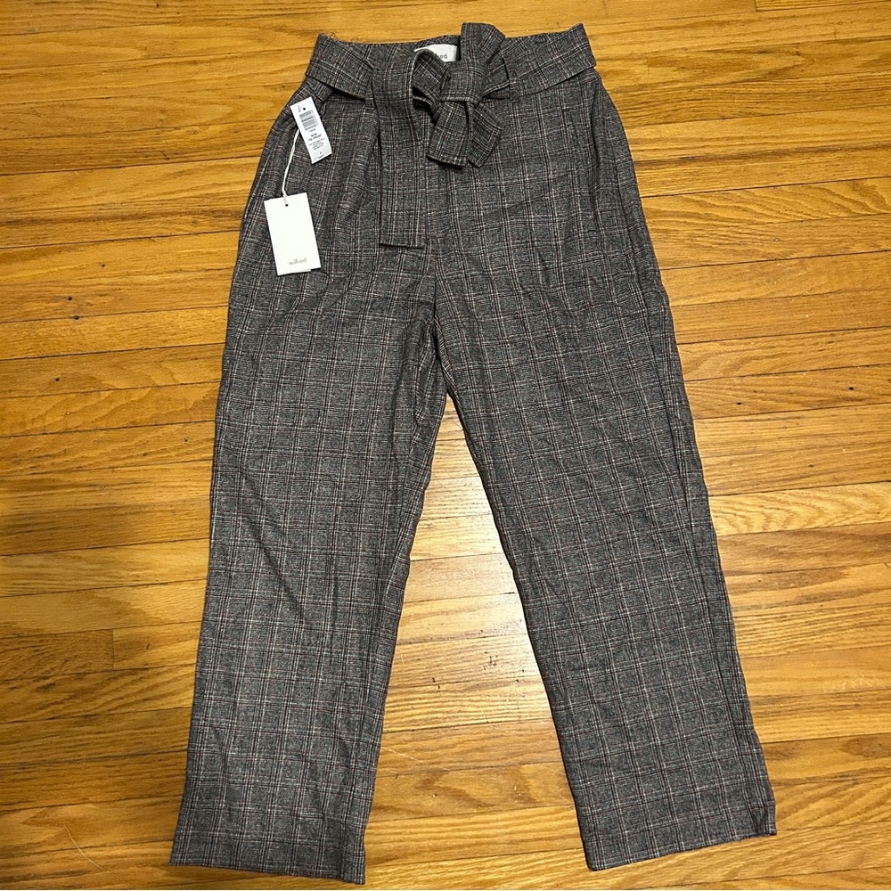 Wilfred Plaid Trousers